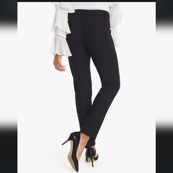 White House Black Market Perfect Form Slim Ankle Pant Sz. 0 - Picture 2 of 6